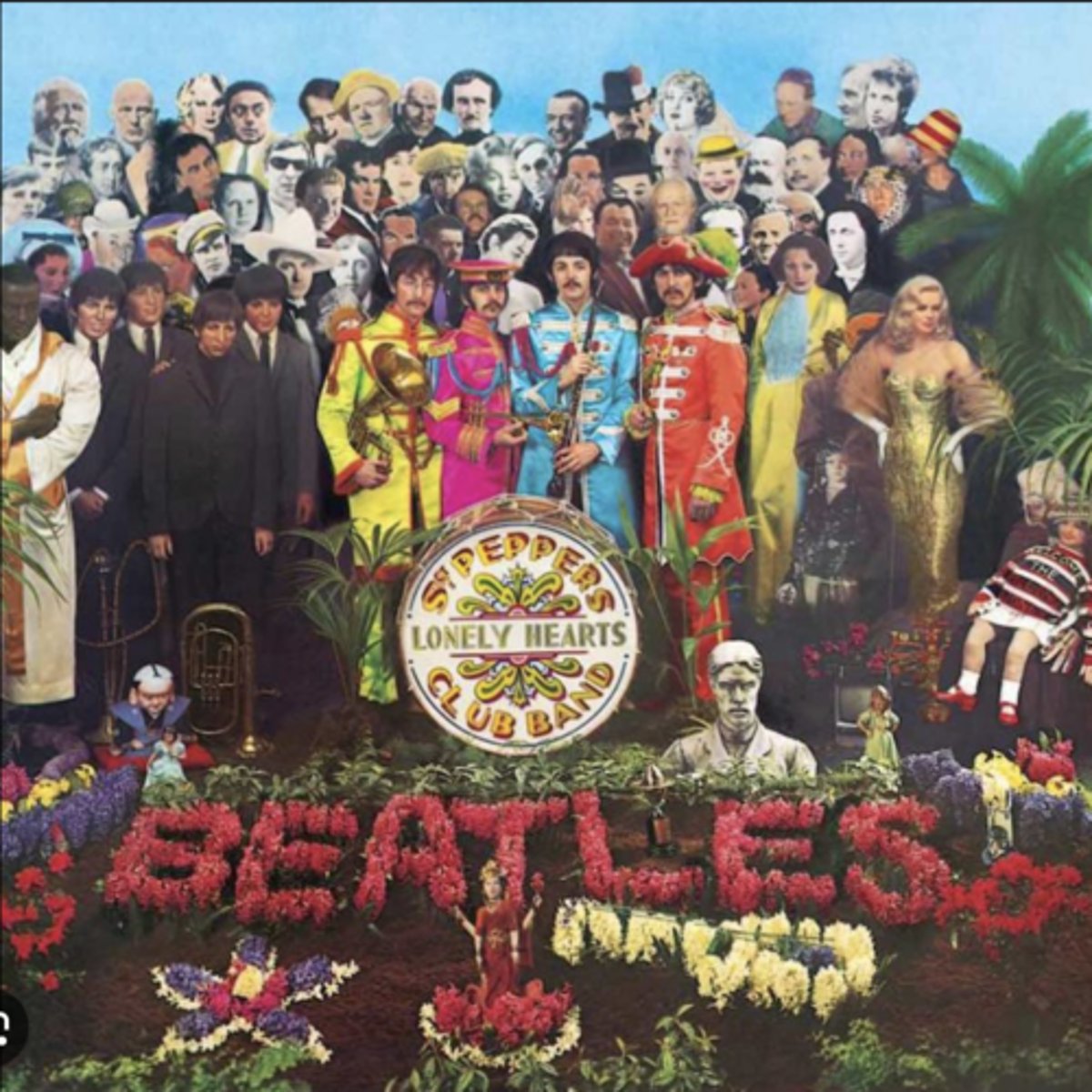 <p>Peter Blake, collab between musicians and artists</p>