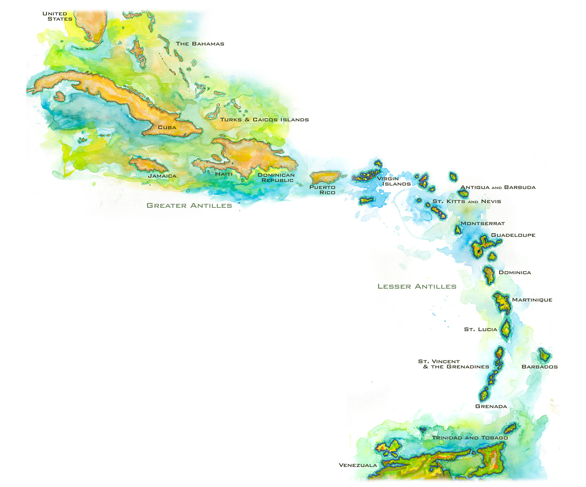 <p>sub-region of north america</p>
