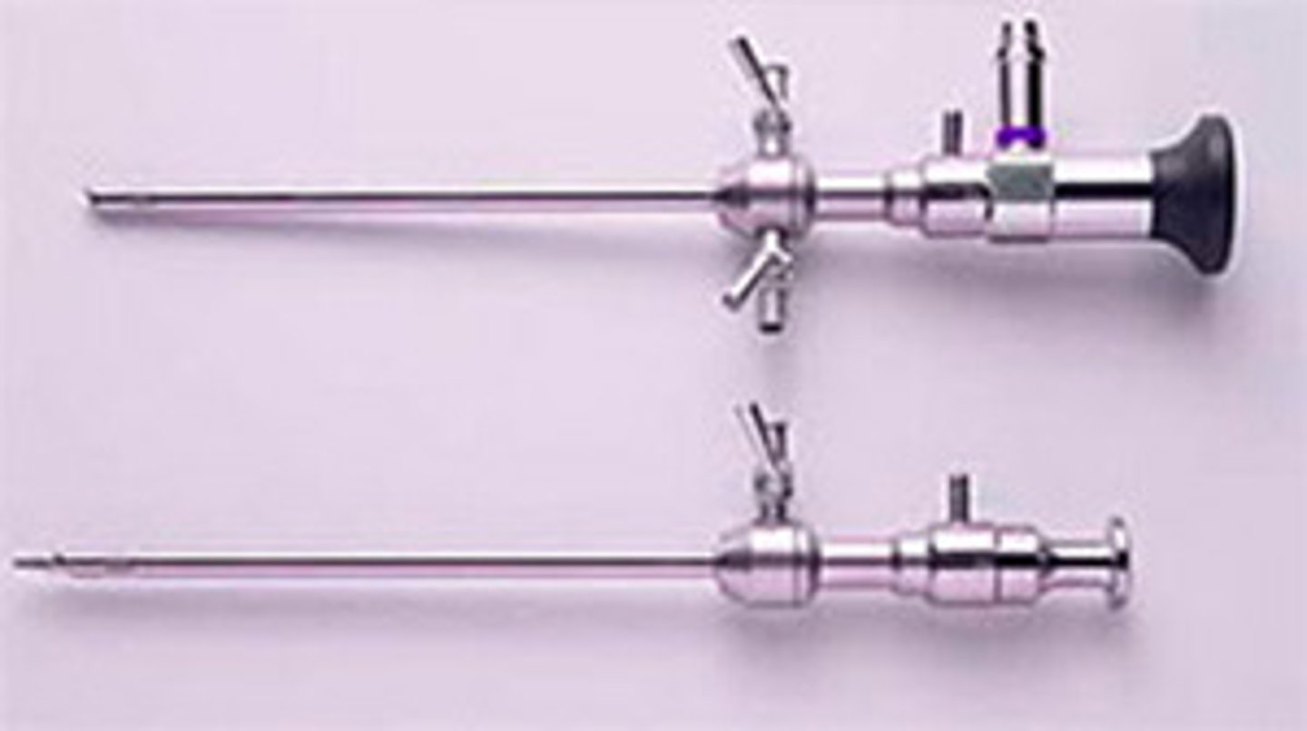 <p>The arthroscope is used for</p>