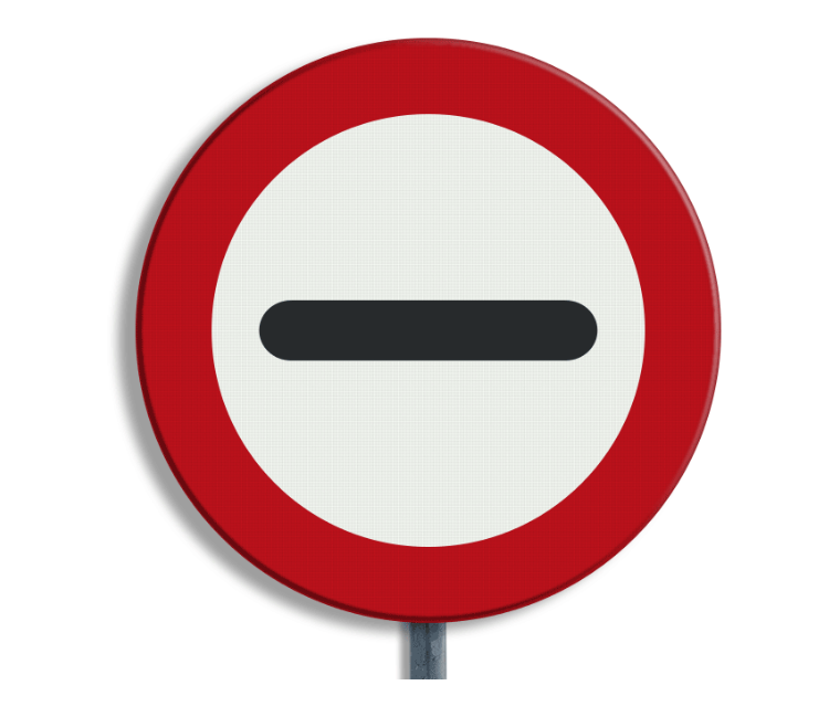 <p>What does this sign say?</p>