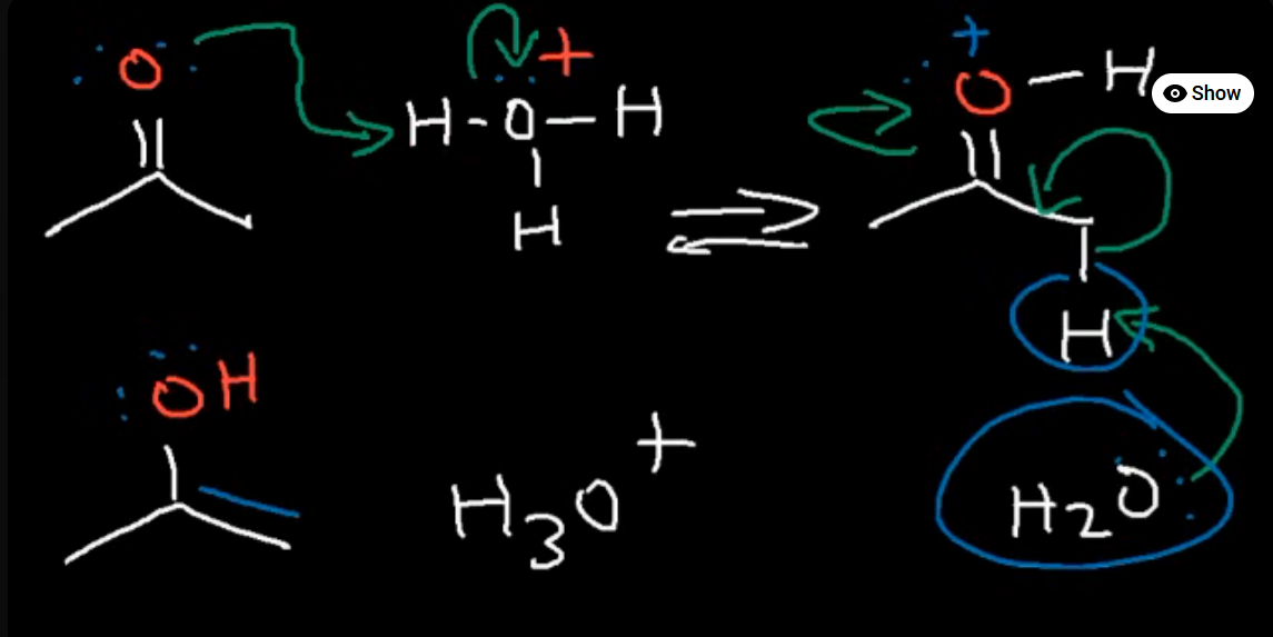 <p>Acidic conditions so protanation occurs first and our catalyst is regenerated at the end</p>