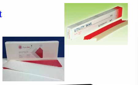 <p>Other waxes: shellac denture base?</p><p>properties? (2)</p>