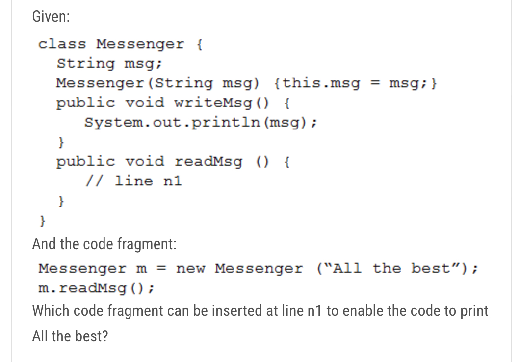 Java foundations exam Flashcards Knowt