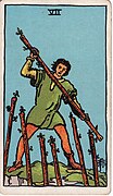 <p>Seven of Wands</p>