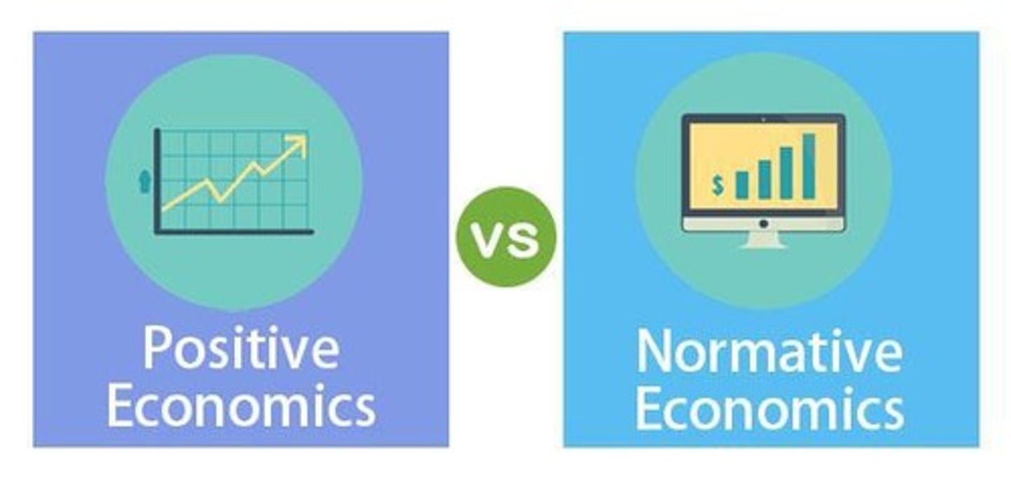 <p>An approach to economics that analyzes outcomes of economic behavior, evaluates them as good or bad, and may prescribe courses of action.</p>