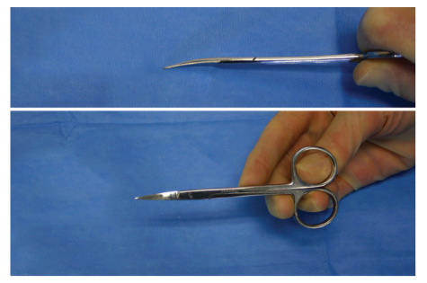 <p>Nickname: Iris </p><p>Use: Cuts delicate tissue, fine gauge suture, and thin steri- strips</p><p>Features: Straight, sharp jaws with dual points</p>