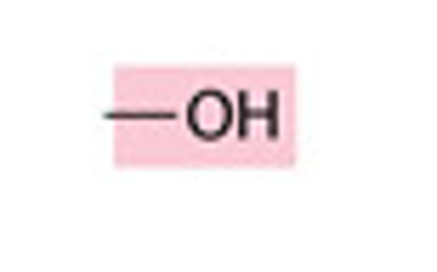 <p>consists of a hydrogen bonded to an oxygen.</p>