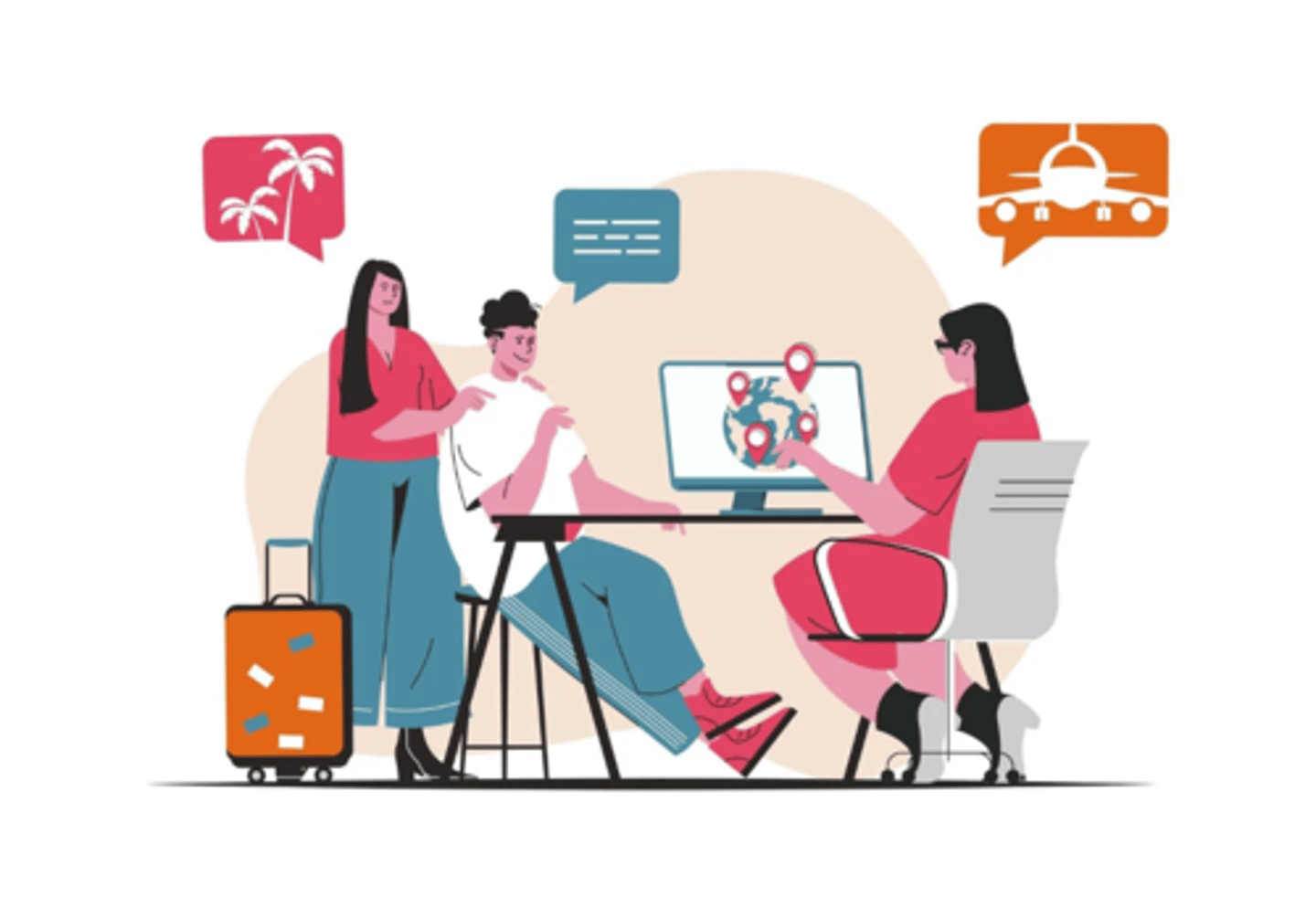 <p>el agente de viajes, la agente de viajes</p>