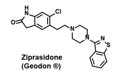 <p>Schizophrenia treatment </p><p>Treats both positive and negative symptoms </p><p>Lower incidence of EPS </p><p>High affinity for 5HT2A, D2, H1 and a1/a2 —&gt; antagonist at each</p><ul><li><p>Partial Agonist activity at 5-HT1 </p></li><li><p>Blocks reuptake of SERT and NET </p></li></ul><p></p>