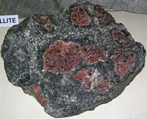 <p>Metamorphic rock dominated by amphibole (hornblende) and plagioclase; medium to high grade.</p>