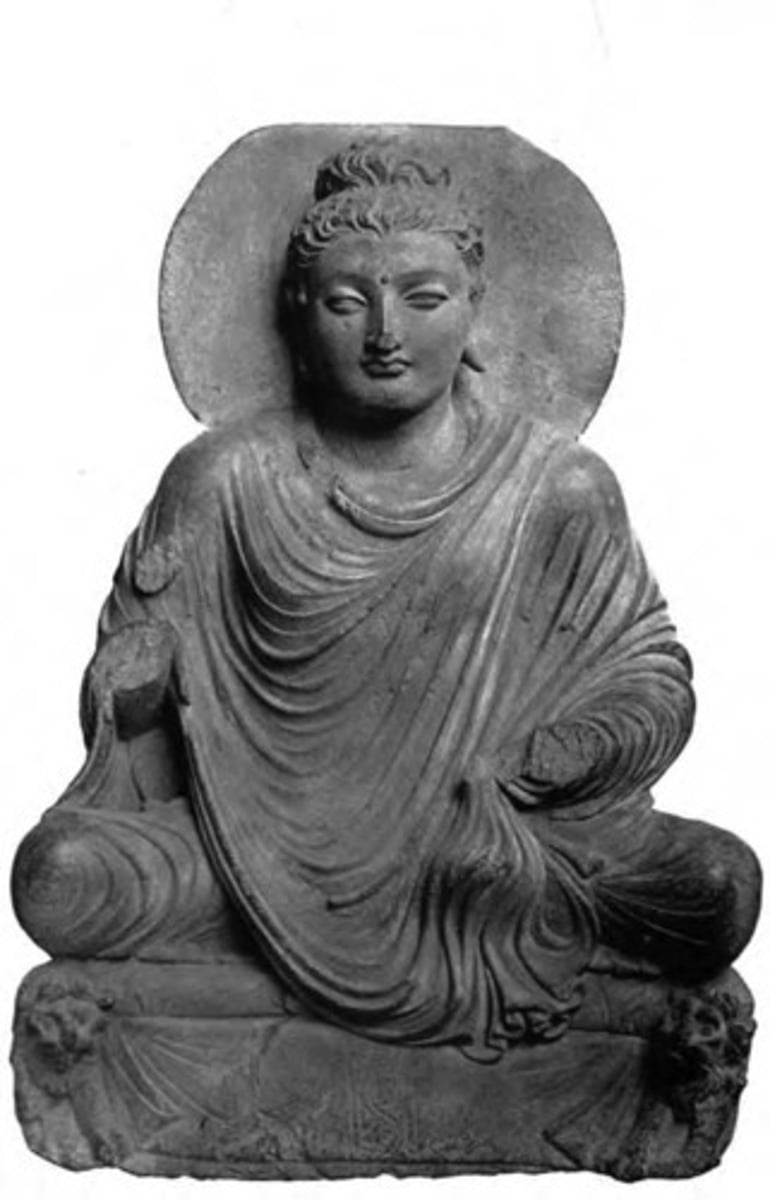 <p>(Hinduism and Buddhism) the effects of a person's actions that determine his destiny in his next incarnation</p>