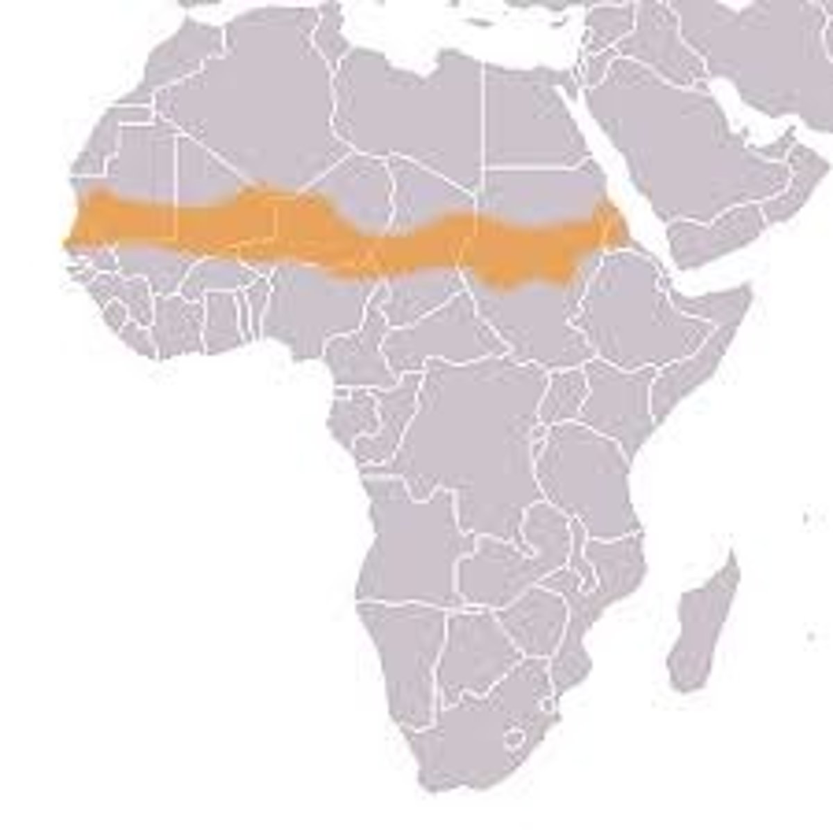 <p>Belt south of the Sahara where it transitions into savanna across central Africa. It means literally 'coastland' in Arabic.</p>