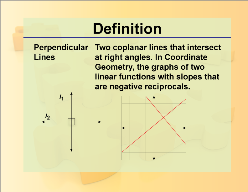 <ul><li><p>perpendicular lines form right angles</p></li></ul>