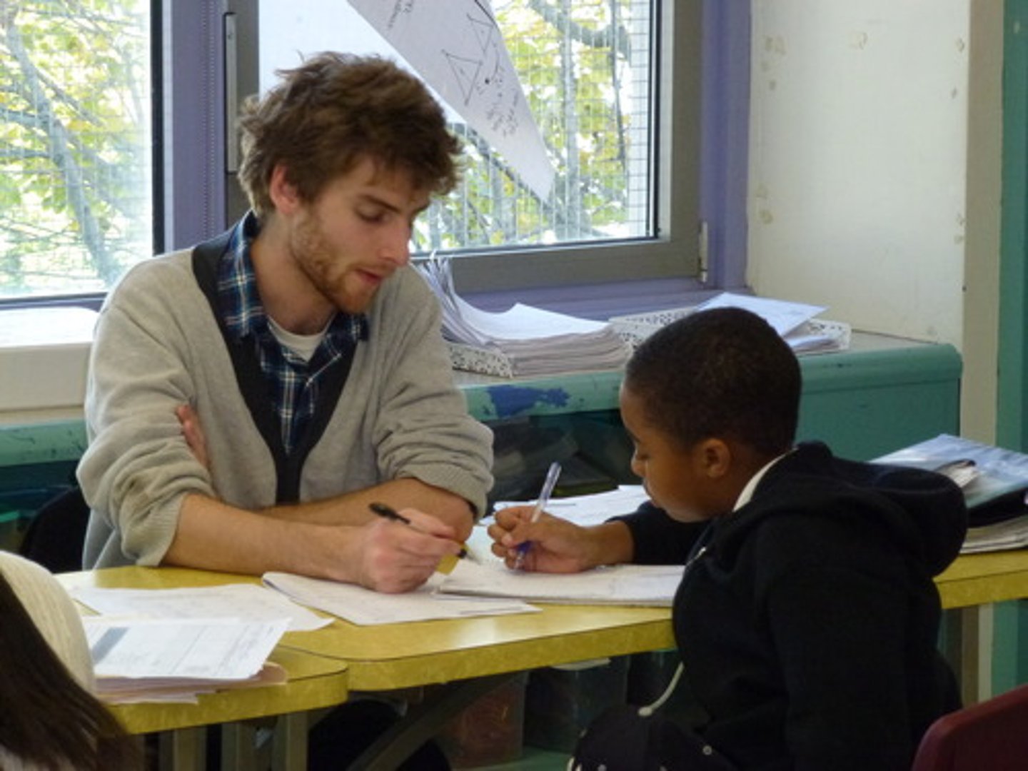 <p>to give classes</p>