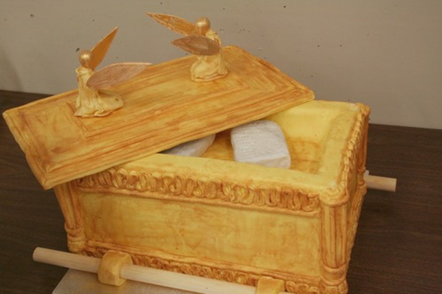 <p>A special chest where the Ten Commandments were kept. It was stored in the Tent of Meeting and was where God spoke to his people.</p>