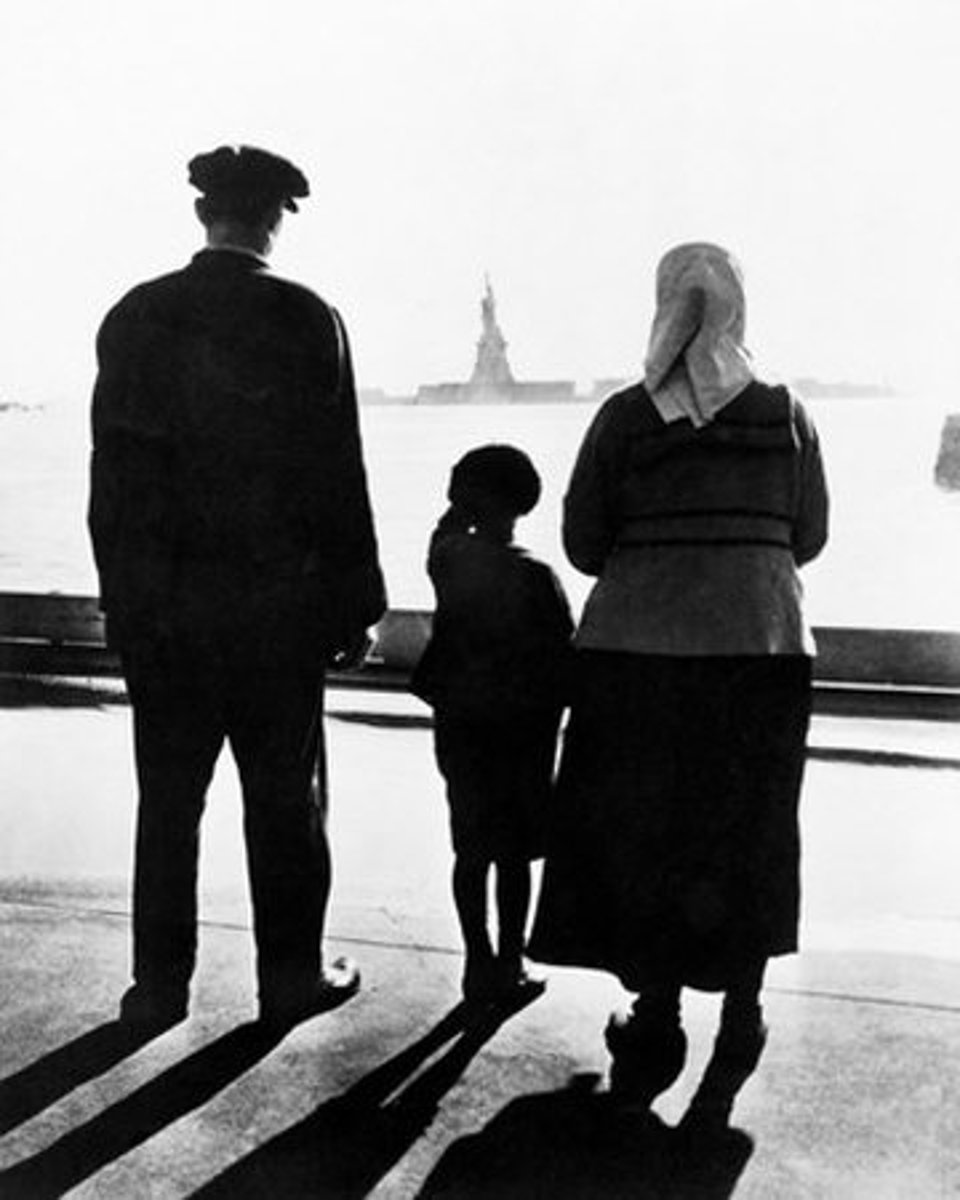 <p>People who settle in a country they weren't born in.</p>