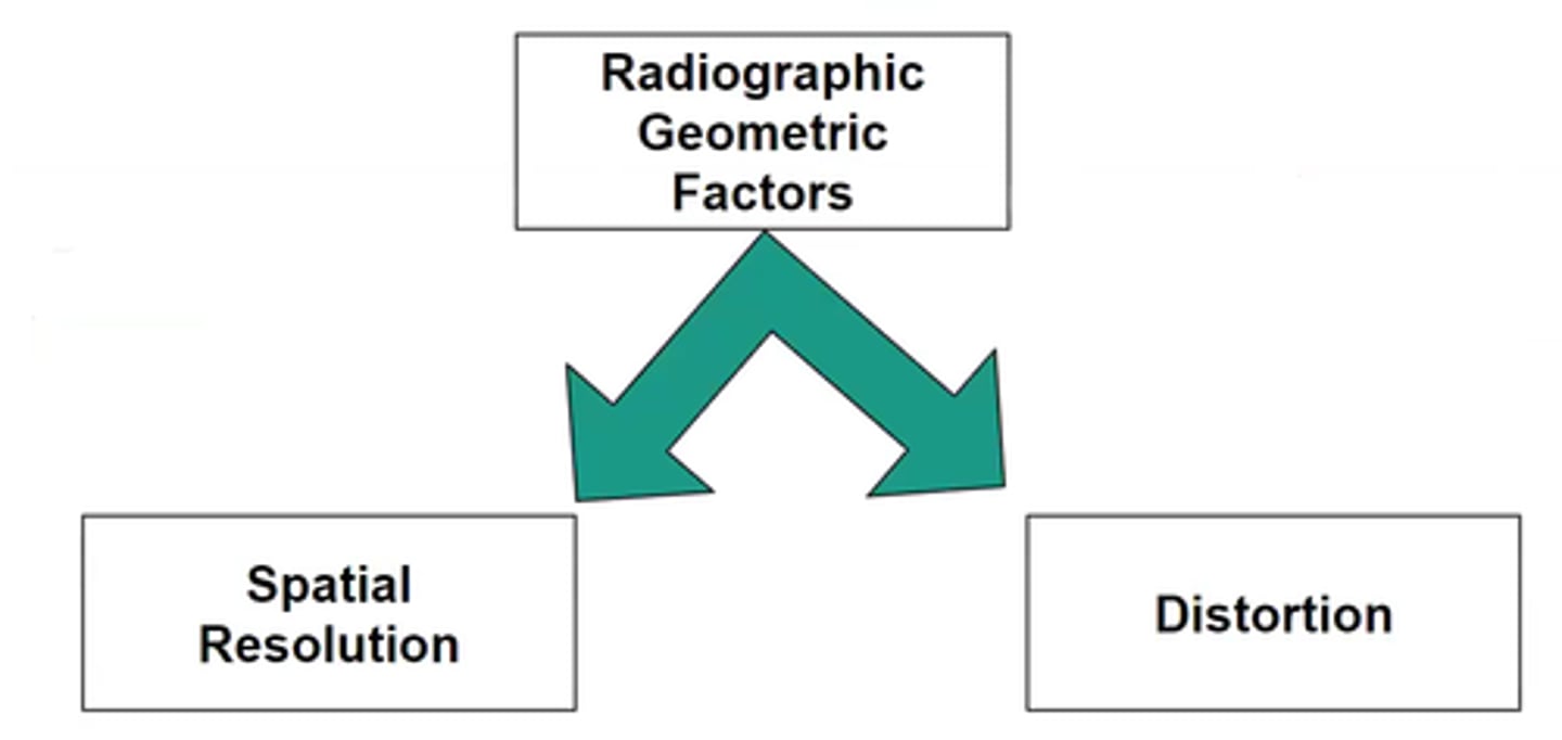 <p>Factors that affect the information recorded on the radiographic image receptor.</p>