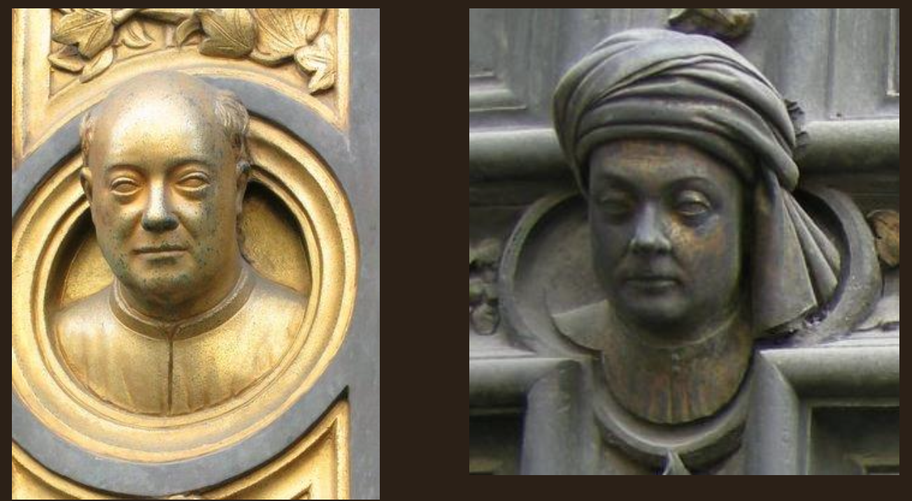 <p>Lorenzo Ghiberti and his Son</p>