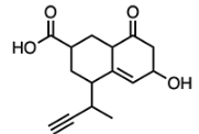 <p>According to IUPAC naming rules, what is the highest priority functional group on this compound?</p><p><span><strong>A.&nbsp;Ketone</strong></span></p><p><span><strong>B.&nbsp;Carboxylic Acid</strong></span></p><p><span><strong>C.&nbsp;Alcohol</strong></span></p><p><span><strong>D.&nbsp;Alkene</strong></span></p><p><span><strong>E.&nbsp;Alkyne</strong></span></p>