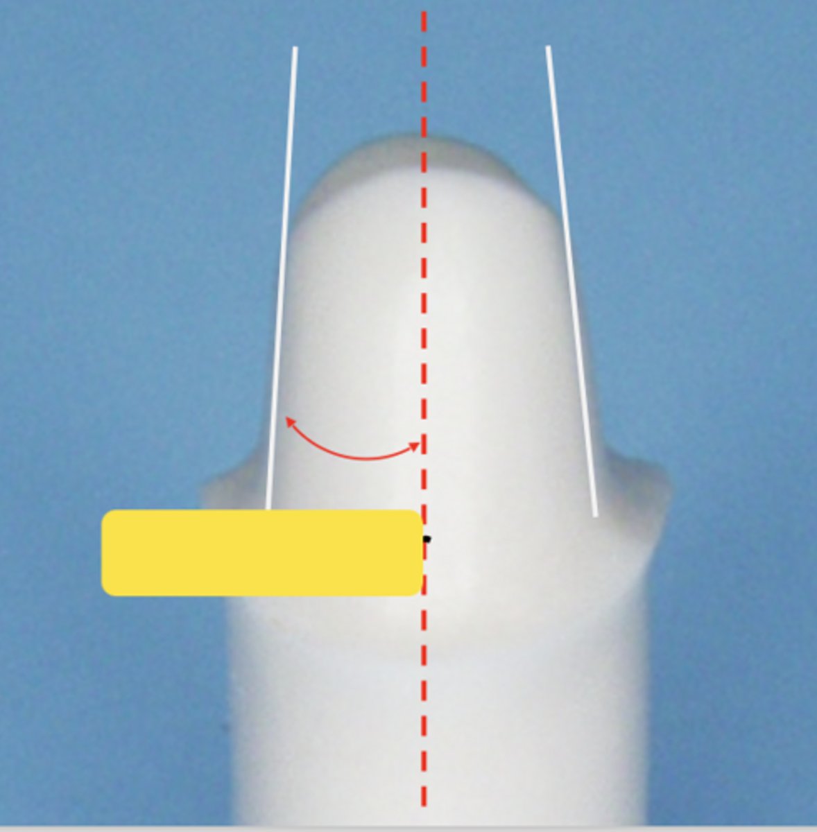 <p>What should the taper be here?</p>