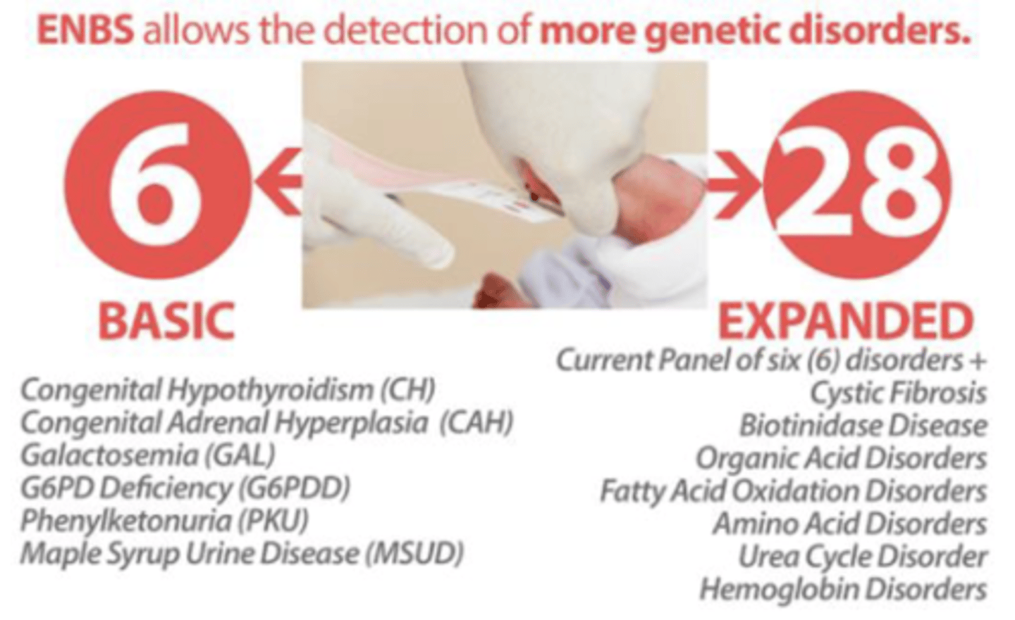 <p>included disease in the expanded screened disorders</p>