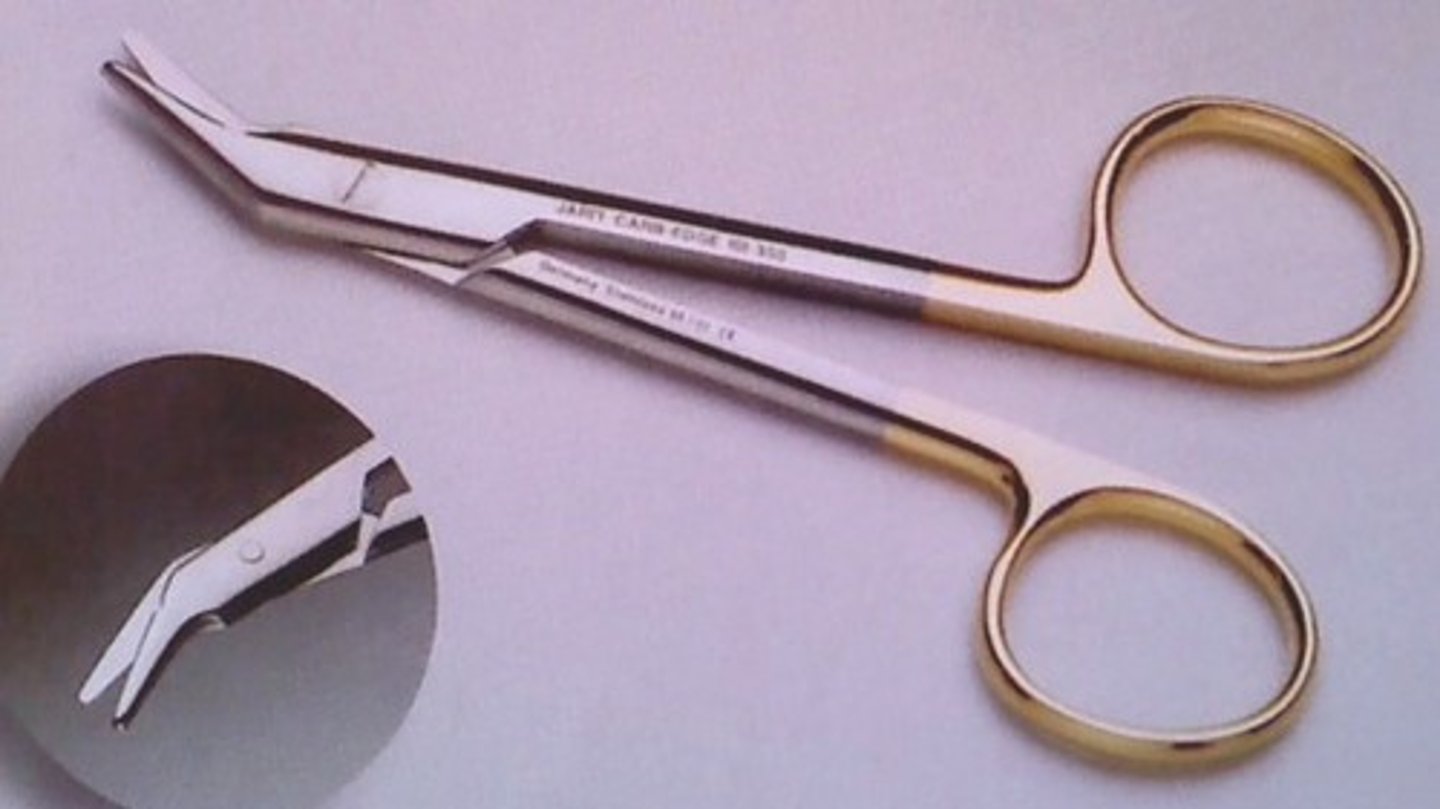 <p>One blade may be angled on one side, Smooth or serrated blades, Straight or curved blades</p>