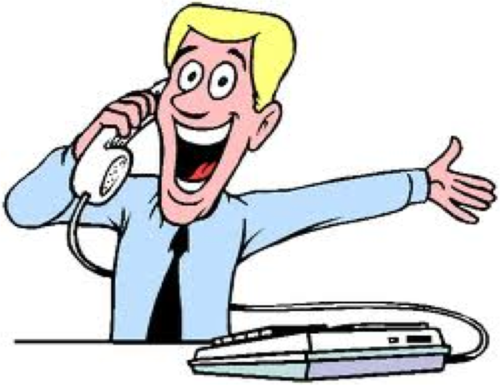 <p>to talk on the phone</p>