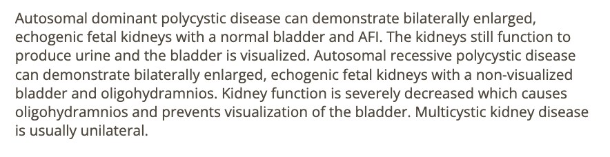 <p>b) autosomal dominant polycystic disease</p>