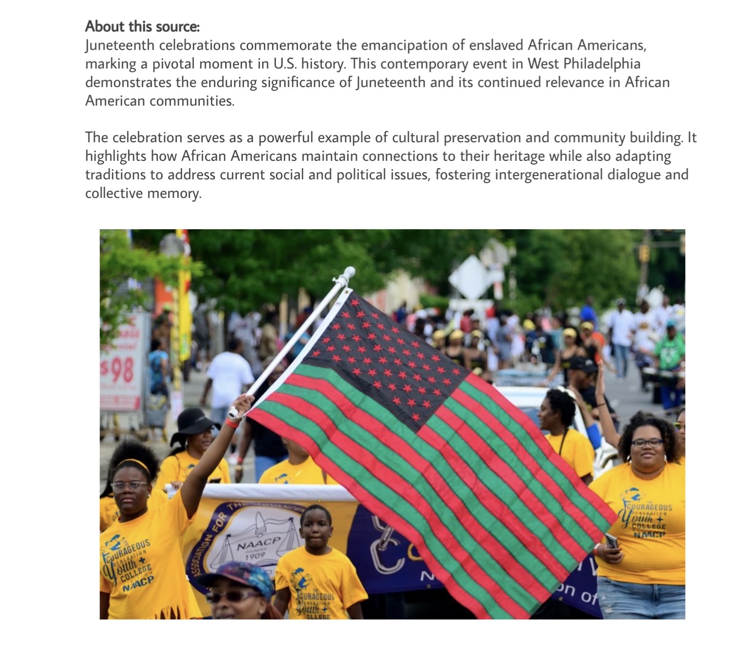 <p>#59 Juneteenth Celebration in West Philadelphia, 2019</p>