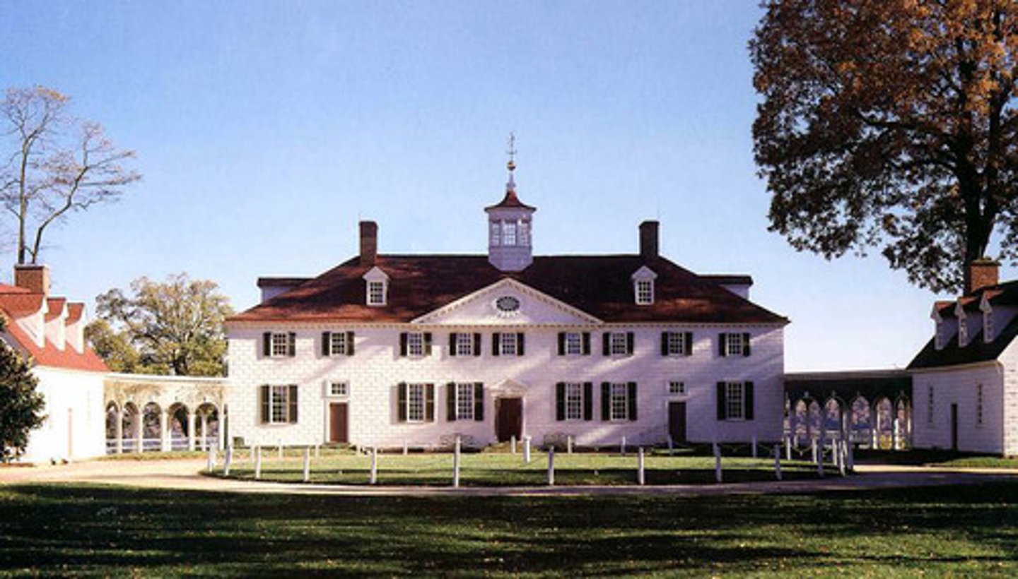 <p>The Ladies Mount Vernon Association acquired Mount Vernon in the 1850s. This was the first property to be saved by an organization founded solely to preserve a building</p>