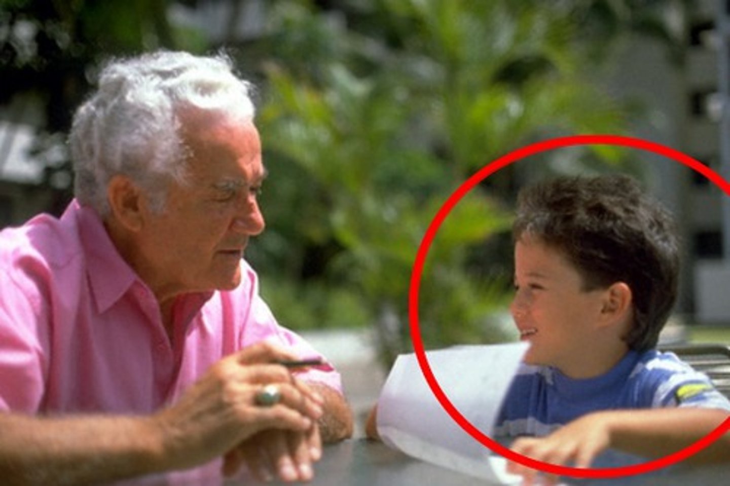 <p>a grandson</p>