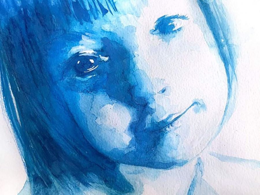 <p>Malarstwo z jednym kolorem w wielu odcieniach</p>