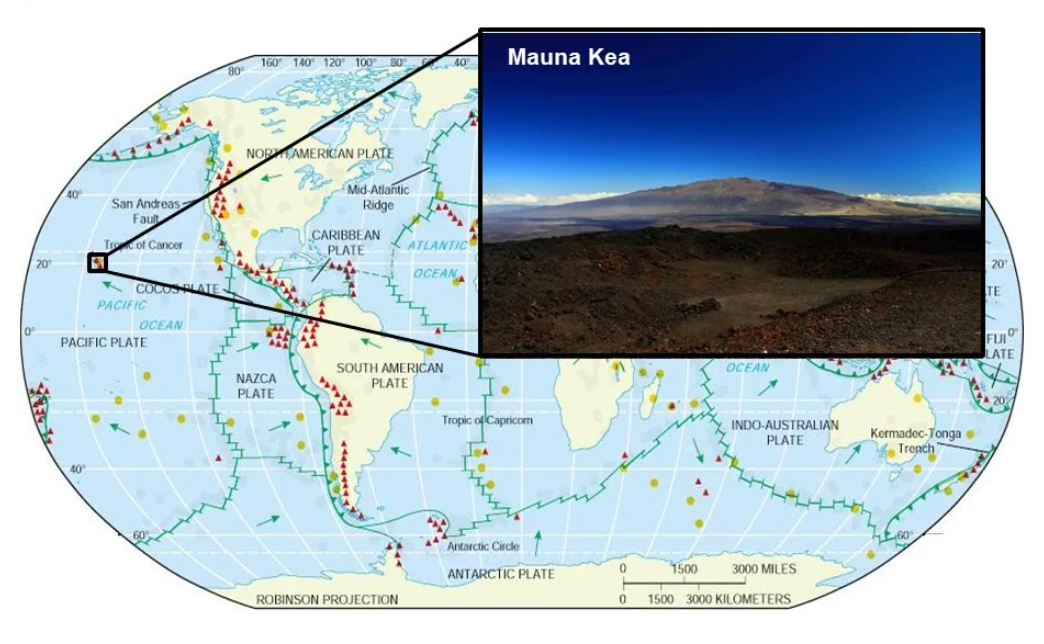 <p>Mauna Kea, Hawaii</p>