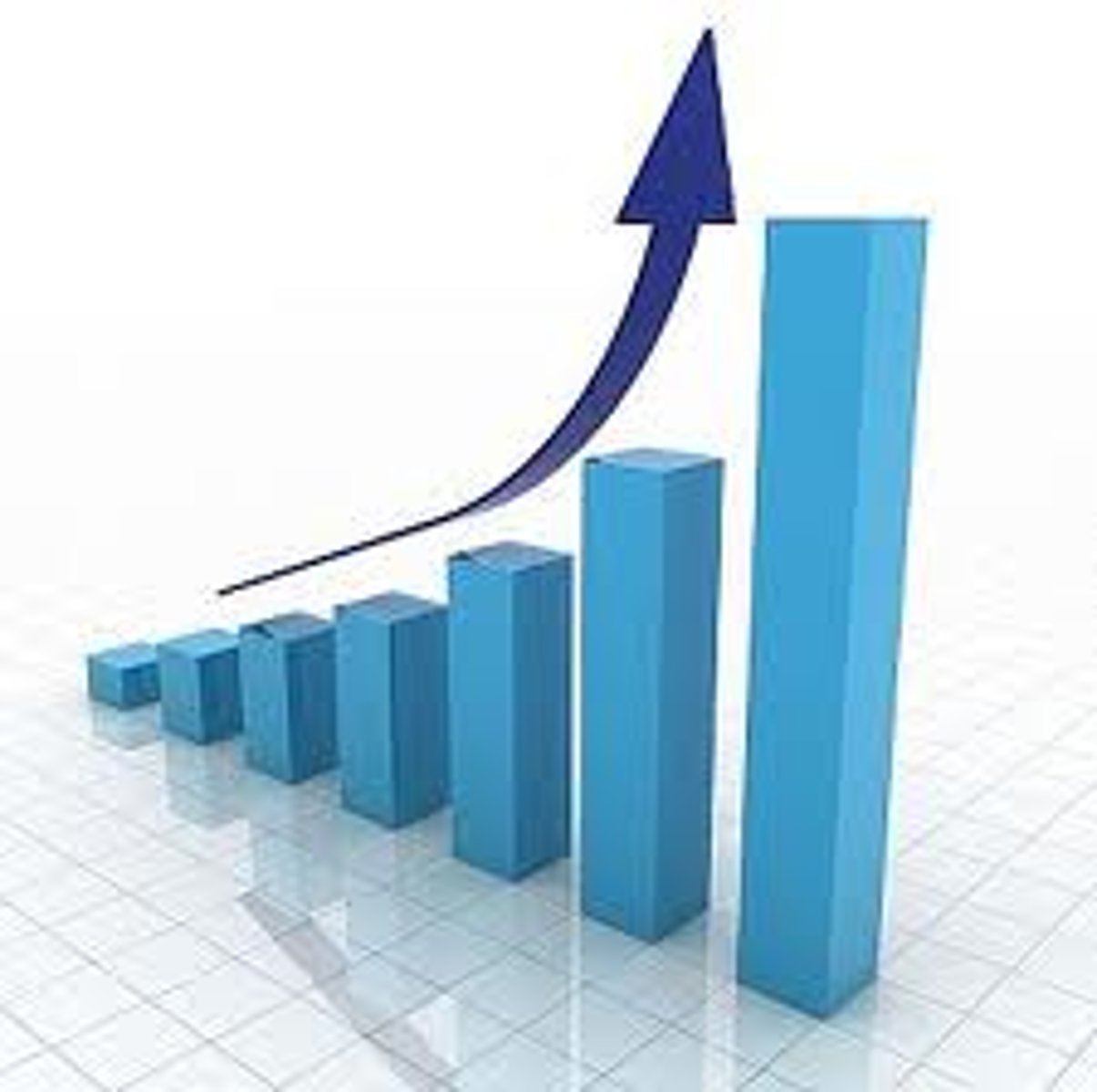 <p>made greater or more numerous</p>