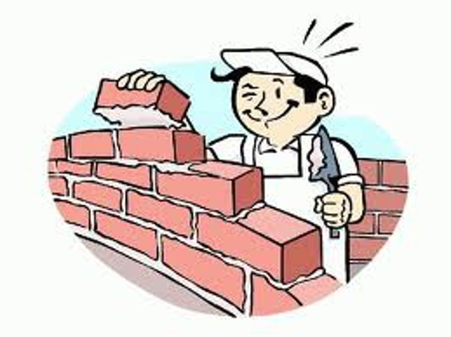 <p>bricklayer (building worker)</p>