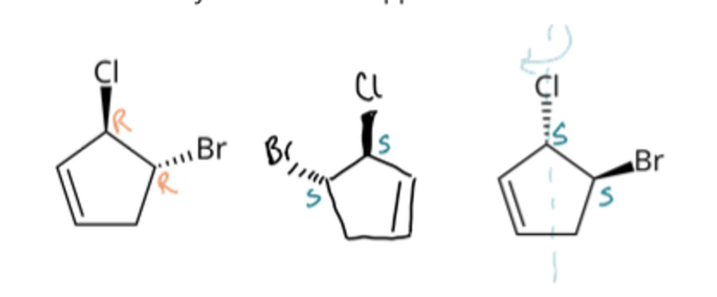 <p>➤Non-identical, <strong>ARE</strong> mirror images</p><p>➤ <strong>ALL</strong> chiral centers flipped</p>