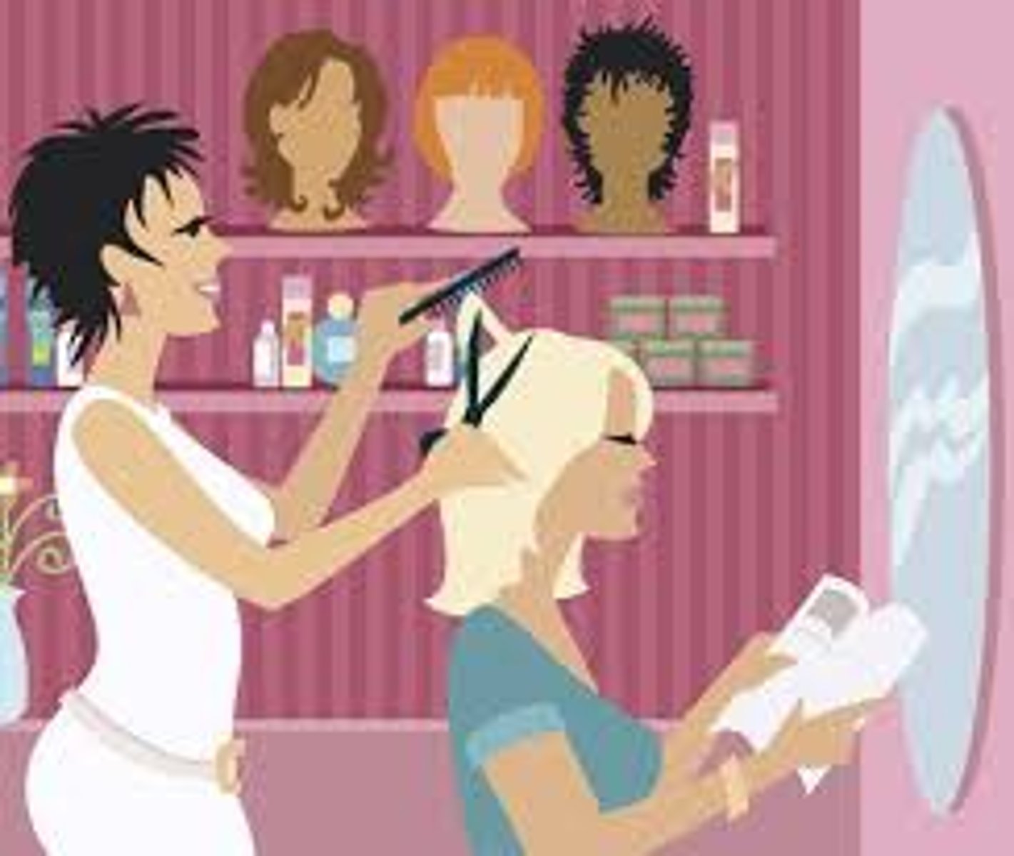<p>the beauty salon</p>