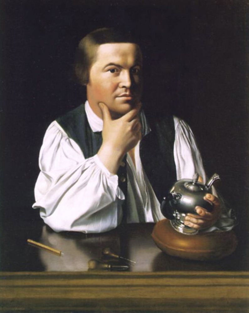 <p>Paul Revere, 1768</p>