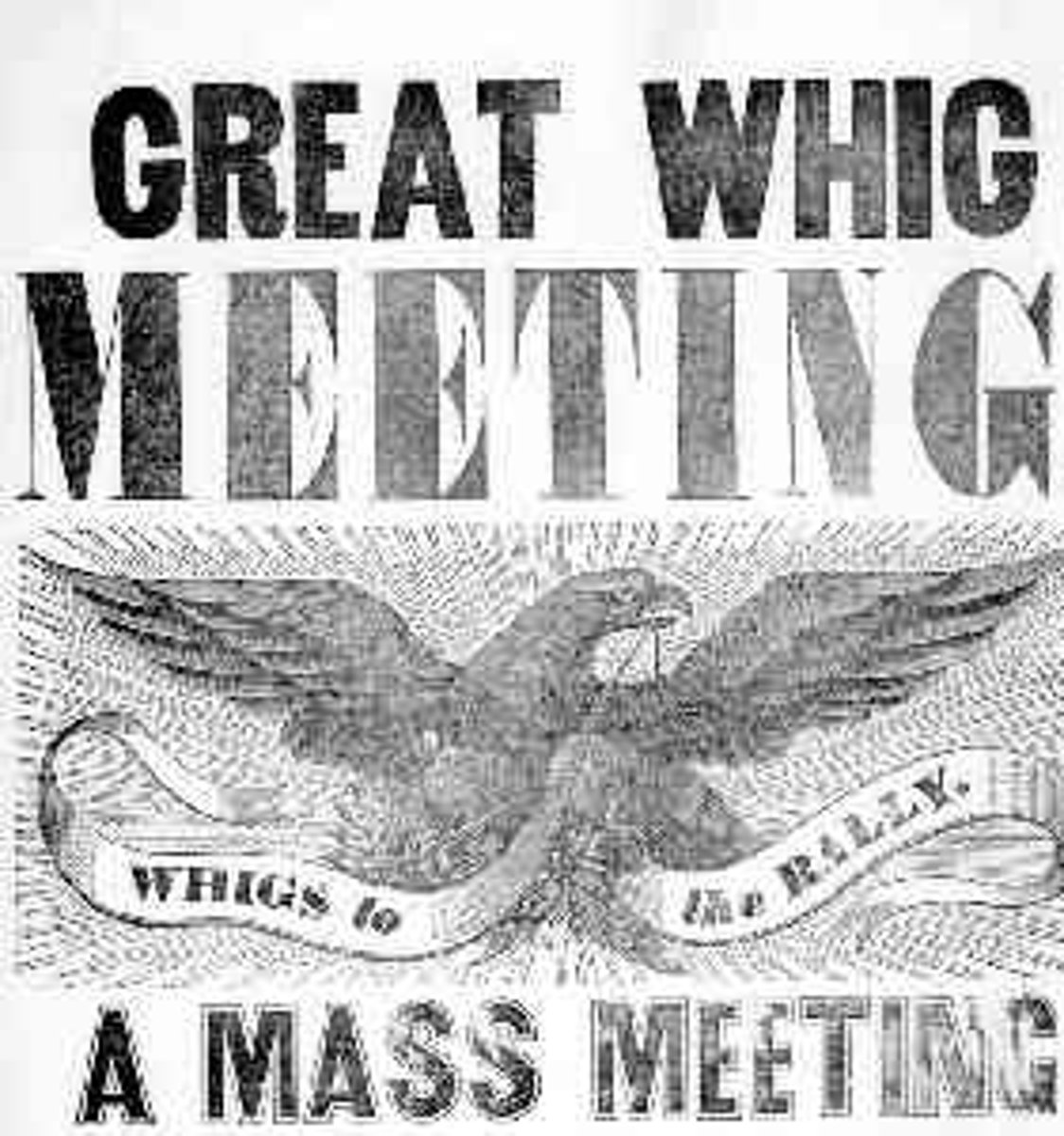 <p>The Democrats and the Whigs</p>