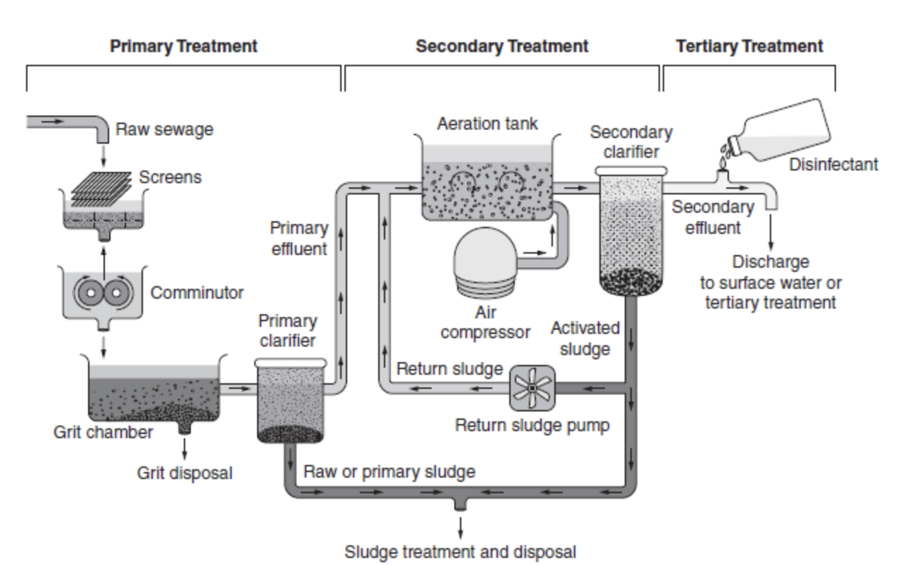 Figure 12.5 Sewage treatment plant.