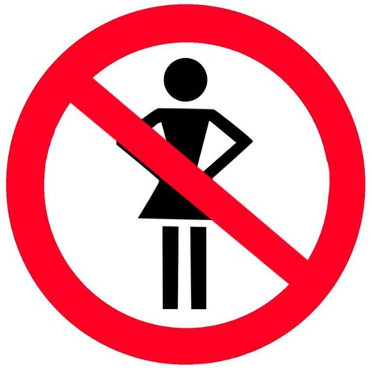 <p>Dystopian feature:<br>- The oppression of and prejudice against women as a form of control.<br>- Misogynistic societies strip women of any power, leaving only men in positions with control.</p>
