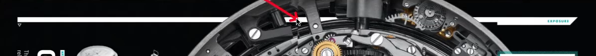 <p>A back element integrated with other design elements. it runs through the spread.</p>