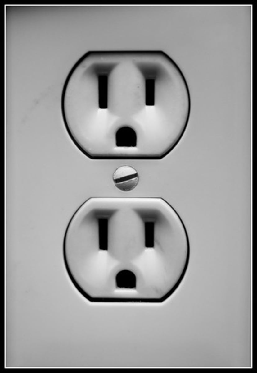 <p>electrical outlet, plug</p>