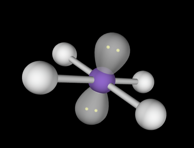 <p>Molecular Geometry: Square planar</p>