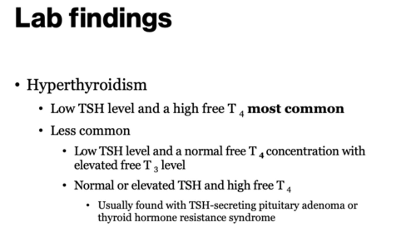<p>If they have TSH-secreting pituitary adenoma or thyroid hormone resistance syndrome</p>