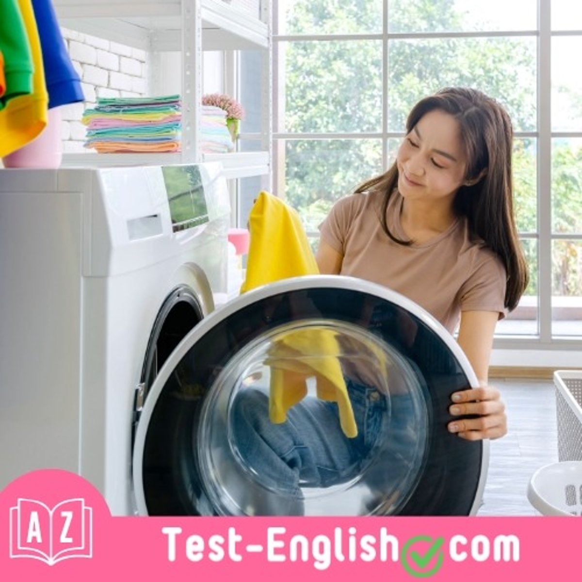 <p>I do the _____ twice a week because we have a lot of clothes.</p>