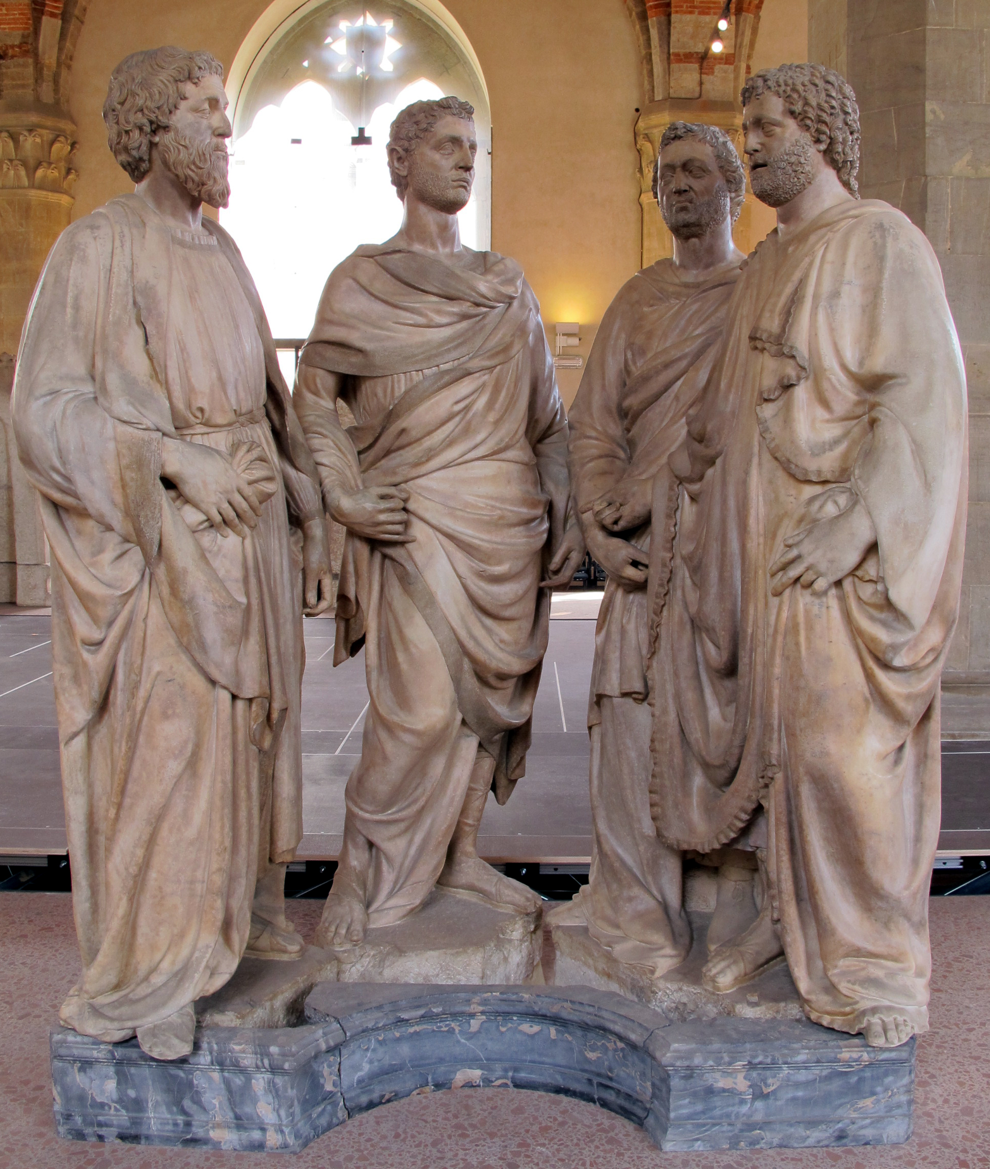 <p>Four Martyred Saints (Quattro Santi Coronati):</p>