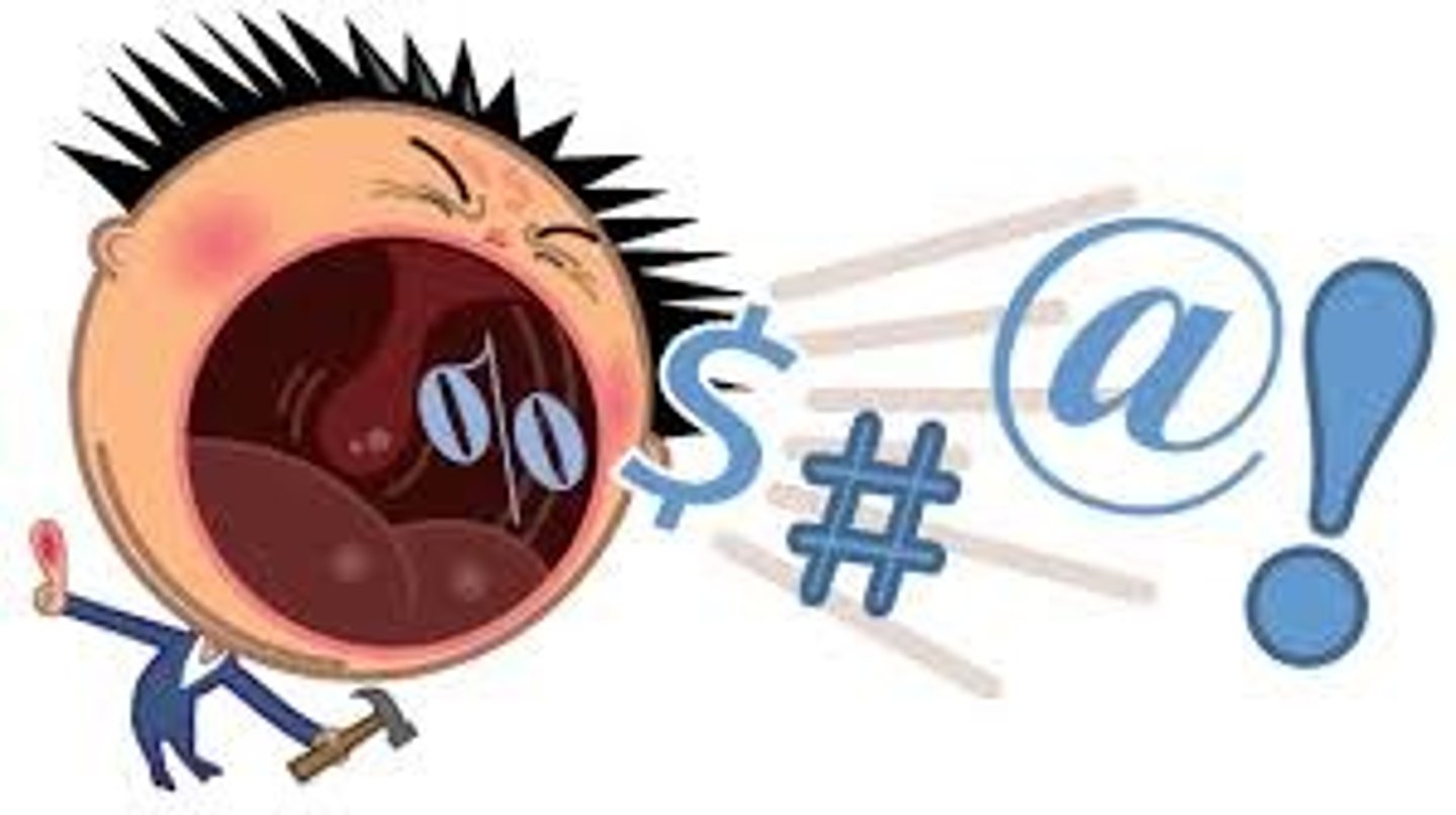 <p>intensely vehement, highly emotional verbal attack</p>