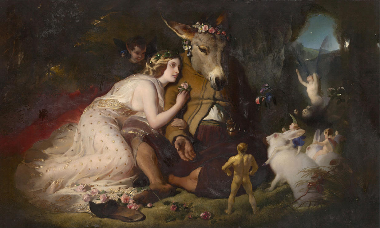 Edwin Landseer, A Midsummer Night's Dream, 1851, oil on canvas, 32 x 52 in., National Gallery of Victoria, Melbourne, Australia