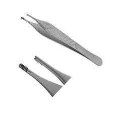 Used to hold delicate tissue (Adson-Brown)